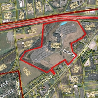 Ariel view of the 100 Exelon Way property